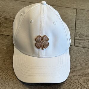Black Clover Hollywood 1 Live Lucky Ladies Collection Adjustable White Golf Cap